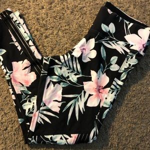 HIGH WAIST COTTON MESH 7/8 ANKLE LEGGING SIZE M